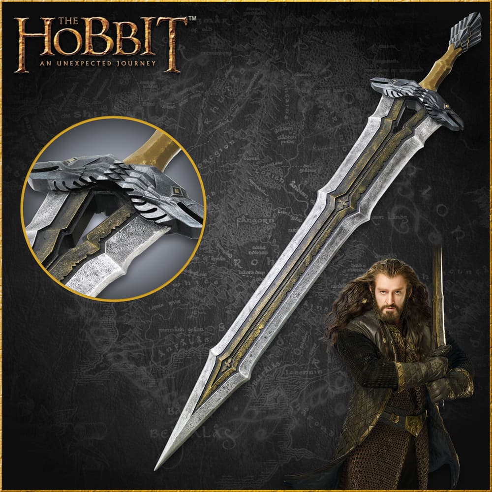 Sword from 'The Hobbit' with character holding it image number 0