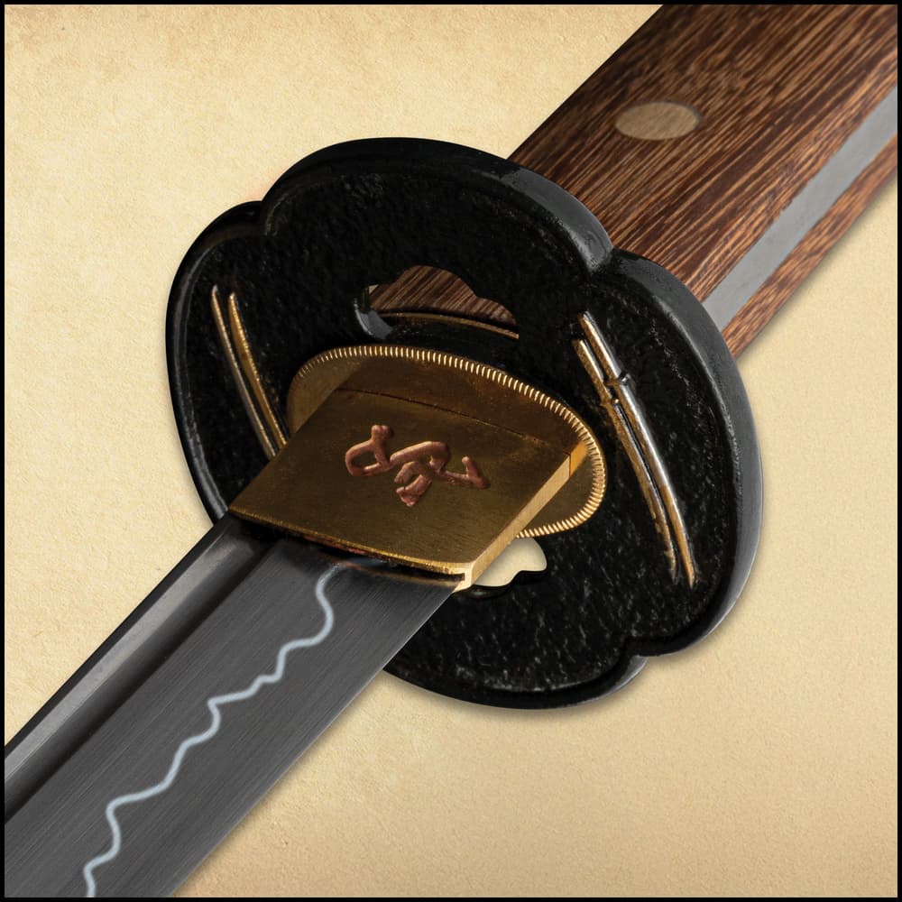 Shikoto Tigerwood Katana And Scabbard – T10 Carbon Steel Blade