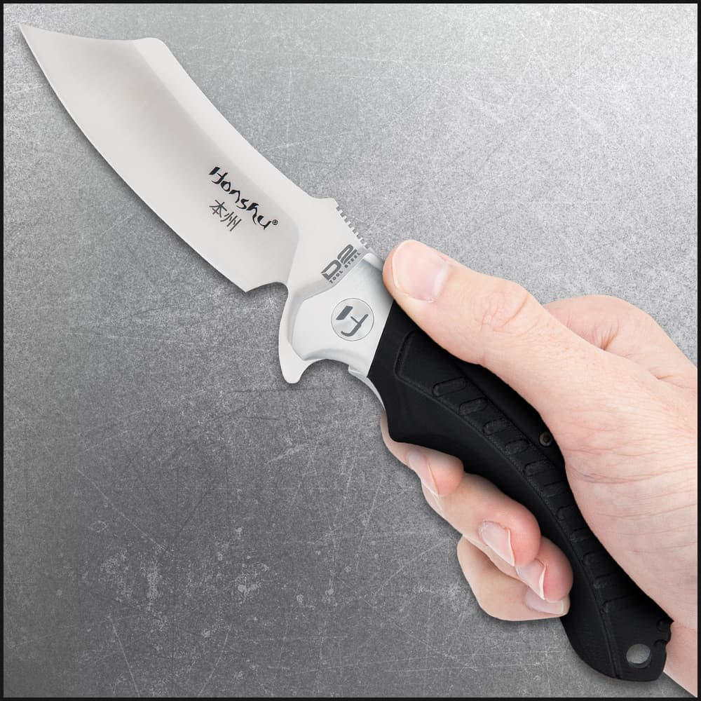 Honshu Sekyuriti Razor Pocket Knife – D2 Tool Steel Blade