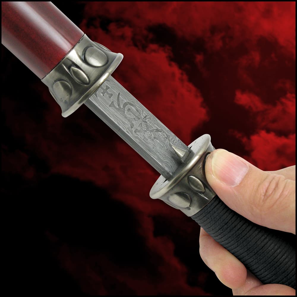 Vorthelok Folded Damascus Sword Cane
