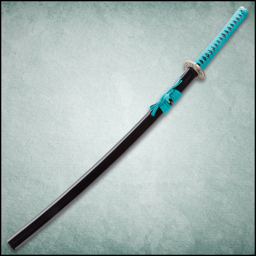 Shinwa Regal Katana Teal Sword Damascus