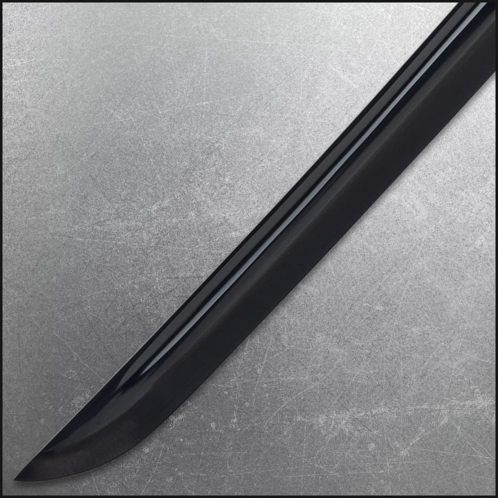 Honshu Boshin® Midnight Forge Katana With Scabbard - Black 1060