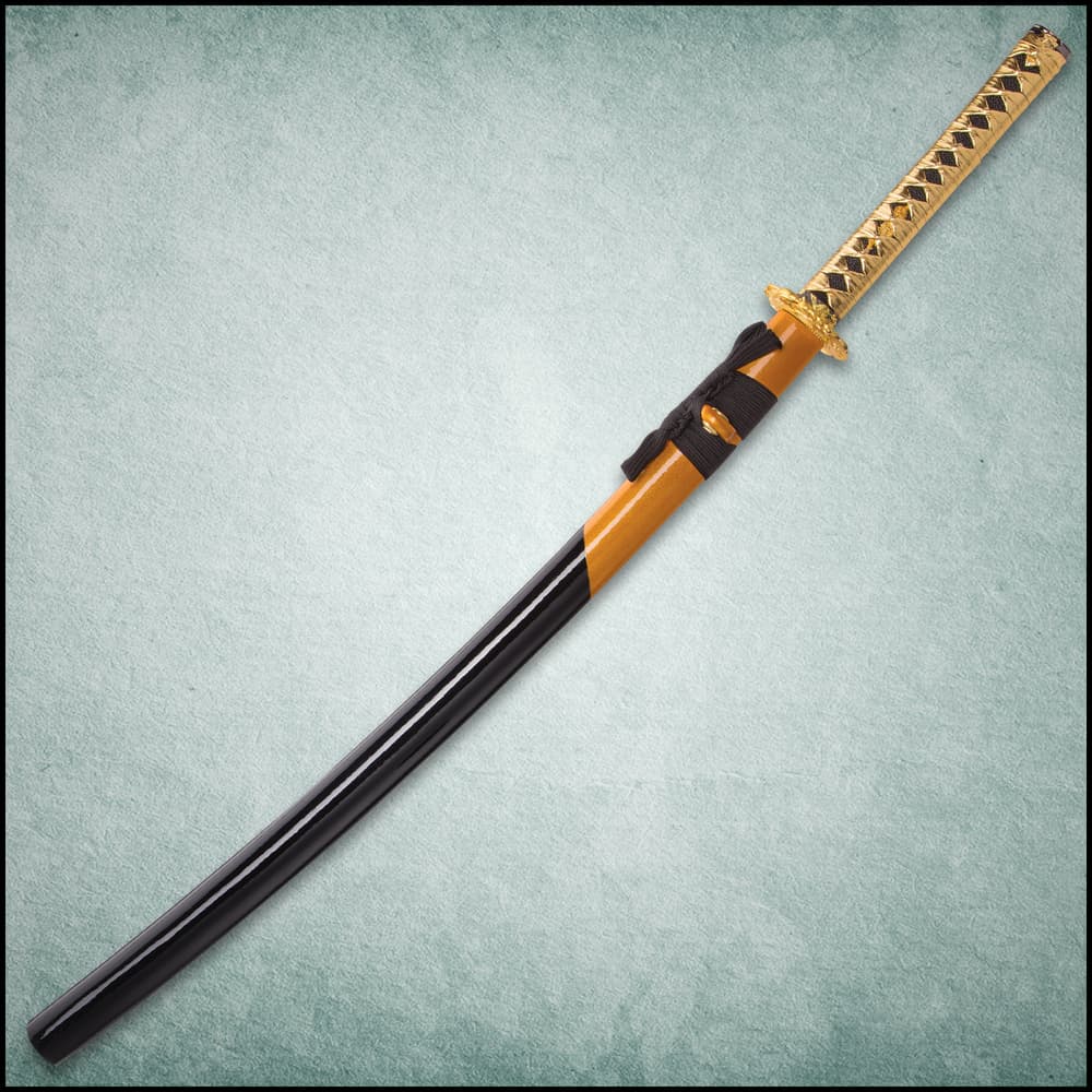 Shinwa Golden Knight Katana Sword with Wooden Scabbard Shinwa Golden Knight Katana Sword with Wooden Scabbard