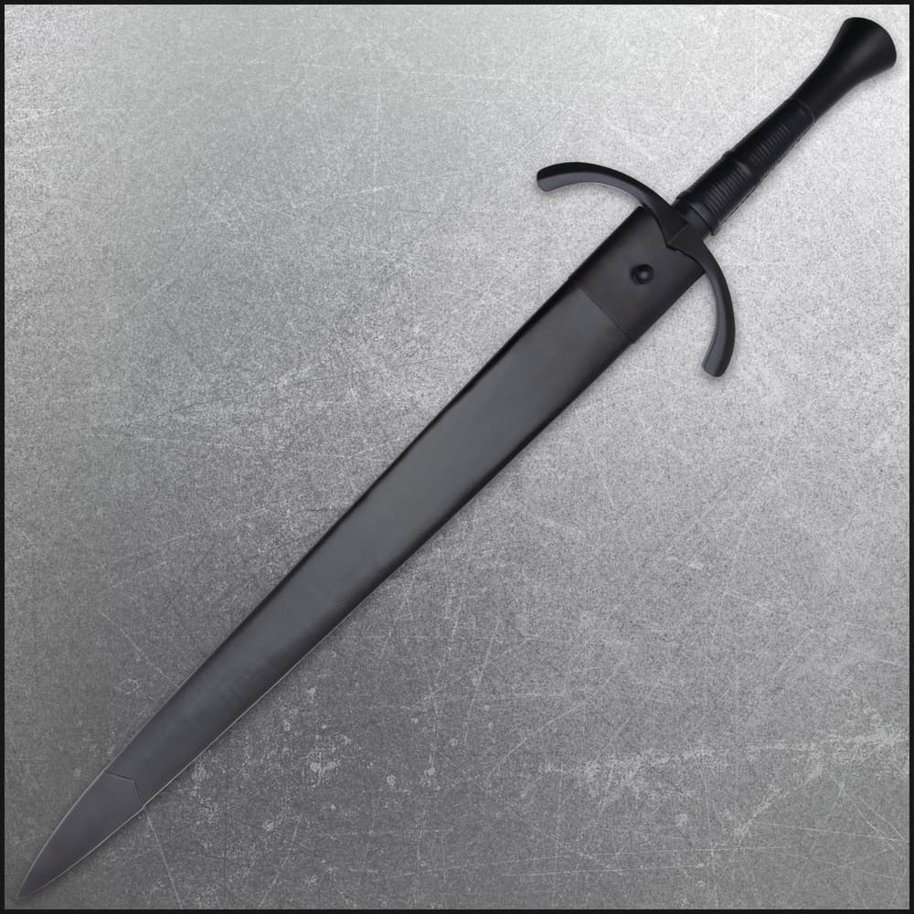 Honshu Historic Forge Single-Hand Sword And Scabbard – Black 1065