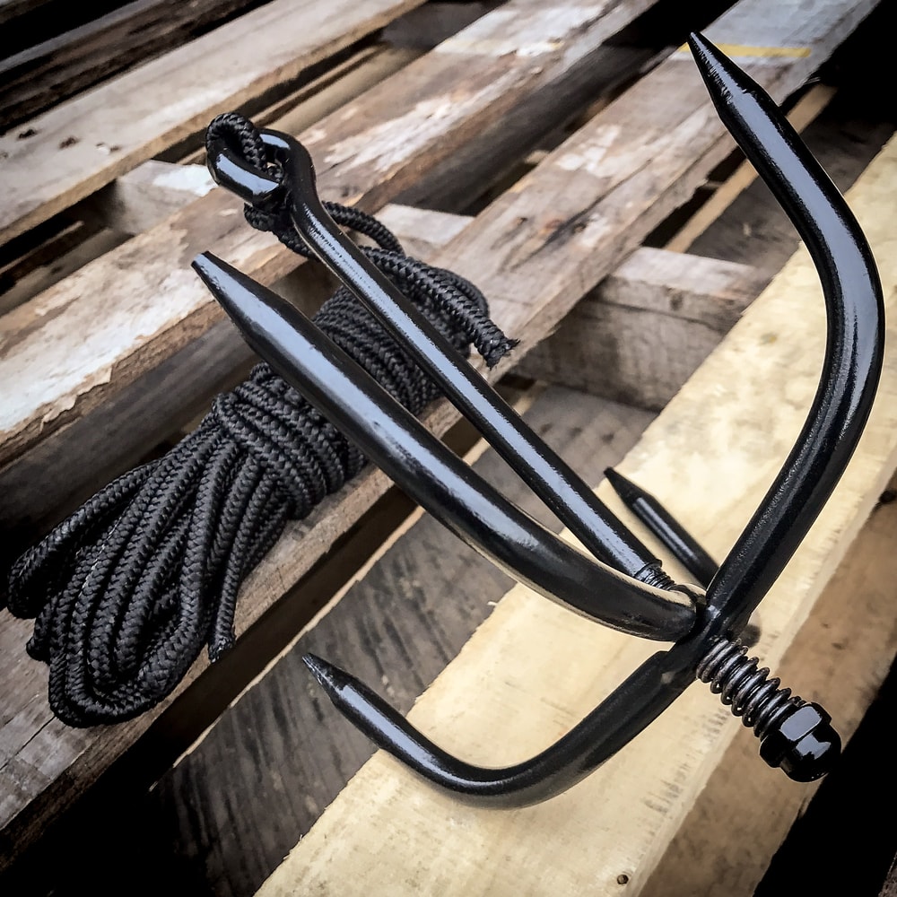 Folding Grappling Hooks 2-in-1 Stainless Steel Grappling Hook  Multifunctional Gravity Hook Tool