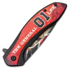 General Lee Pocket Knife 3D Printed Stainless
