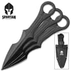Spartan Throwing Dagger Set With Nylon Sheath