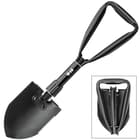 The M48 Entrenchment Tools folds down.