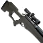 A side view of the airgun