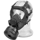 Polish Gas Mask MP5 With Filter And Transport Bag, Protective Eye Lens, Authentic Military Surplus