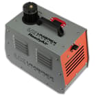The high-pressure air compressor requires no oil or water and has smart auto shut-off, overheat temperature protection