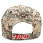 Trump 2020 Digital Camouflage Cap - Hat, 100 Percent Cotton Construction, Embroidered Message, Adjustable Velcro Strap