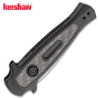 Kershaw Launch 12 Mini Stiletto Knife - Automatic Opening, CPM 154 Steel Blade, 6061-T6 Aluminum Handle - Closed 3 7/10”