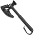 Ridge Runner Tactical Multi-Tool Hammer And Axe With Sheath - Stainless Steel Head, TPU Handle, Paracord-Wrapped - Length 18”