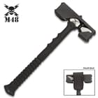The 17” overall, double-headed war hammer has a tough TPR cover to protect the head and removable nylon belt loop