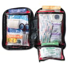 With supplies organized into injury-specific pockets and instruction cards, anyone can give fast and effective first aid