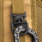 M48 Webbing Connect Buckle Clip - Five Pieces, ABS Construction, Octagon Mount, 360-Degree Rotation - Dimensions 1 3/5”x1 3/10”