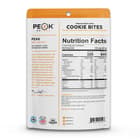 The nutritional information on the back of the packaging