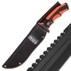 BugOut Cataclysm Bowie Knife with Nylon Belt Sheath
