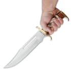 Timber Rattler Southwestern Hunter Bowie Knife with Genuine Leather Sheath