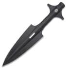 The massive, 11” overall spearhead comes with a protective nylon belt sheath with double snap strap closures
