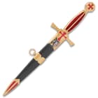 The dagger comes with a matching TPU scabbard.