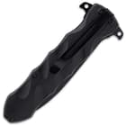 The karambit is 5 1/4”, when closed, and the stiletto is 5”, when closed, making them great EDCs