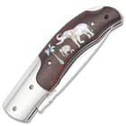 Kriegar Abalone Inlay Elephant Pocket Knife