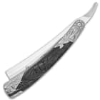GRIM REAPER Straight Blade Barber Razor Folding Pocket Knife Shaving Cut Throat