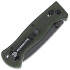 The Bushmaster Explorer Micarta Pocket Knife has a pocket clip.