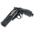 The Umarex T4E Paintball Revolver is a .50 caliber paintball gun that’s great for mag-fed games and shoots at 300 FPS