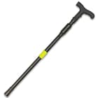 Zap Covert Cane With Flashlight And Stun Gun - LED Light, One Million Volts, Adjustable Height, Supports Up To 400 lbs