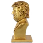 President Donald Trump Bust - Crafted Of Polyresin, Realistic Details, Collectible Display Piece - Dimensions 6 1/2”x 3 1/2”x 3”
