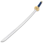 The full length of the katana's blade
