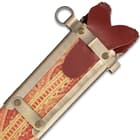 Officially Licensed Oathkeeper Scabbard - Made For Oathkeeper Sword, Fabric-Wrapped Wood, Leather And Metal Accents