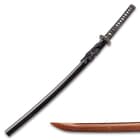 Shinwa Hand Forged Crimson Damascus Steel Katana - Sword