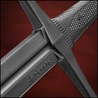 Honshu Practice Broadsword - Polypropylene Construction, Textured Handle, Mimics Real Broadsword, For Training - Length 43 1/2”