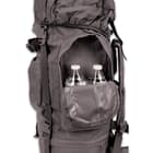Large, rugged tactical pack filled with variety of bug-out essentials