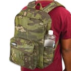 M48 Mission Ready Bug-Out Backpack - Camouflage 600D Oxford Construction, ABS Buckles, Heavy-Duty Zippers - Dimensions 18 1/2”x 12 1/2”
