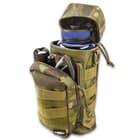 M48 Tactical Water Bottle Pouch - 900D Oxford Material Construction, Water-Repellent, MOLLE Webbing - Dimensions 10”x 5 1/2”
