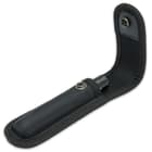 The pouch is constructed of heavy-weight, 1680 Denier ballistic material with a high-density foam center and hook and loop closure
