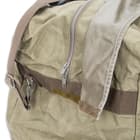 German Army Pilot Bag (X-Large Duffel), OD - Genuine Military Surplus; Used / Great Condition  - Cordura Nylon - Heavy Duty Zipper - Cotton Canvas Handles, Adjustable Shoulder Strap - 22" x 12" x 19"