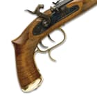 Trapper Classic Muzzleloading Pistol - Blued Barrel, Select Hardwood Stock, 50 Caliber, Percussion Ignition - Length 15 1/2”