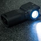 The light offers momentary or constant 400-lumen power and momentary only strobe with fully ambidextrous controls