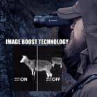 The monocular features image boost technology.