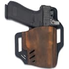 Rough Rider OWB Leather Holster - Water Buffalo Leather, Raised Protective Backing, Forward Tilt, Made In USA