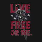 Live Free Or Die Black Range T-Shirt