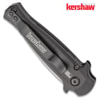 Kershaw Launch 12 Mini Stiletto Knife - Automatic Opening, CPM 154 Steel Blade, 6061-T6 Aluminum Handle - Closed 3 7/10”