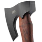CRKT Freyr Tomahawk Axe - Hot-Forged 1055 Carbon Steel Blade, Tennessee Hickory Handle, Prominent Beard Design - Length 16”
