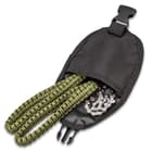 Trailblazer Pocket Paracord Chain Saw With Pouch - High Carbon Steel Construction, 11 Sharp Teeth, 24” Saw Length - Overall 39 1/2”